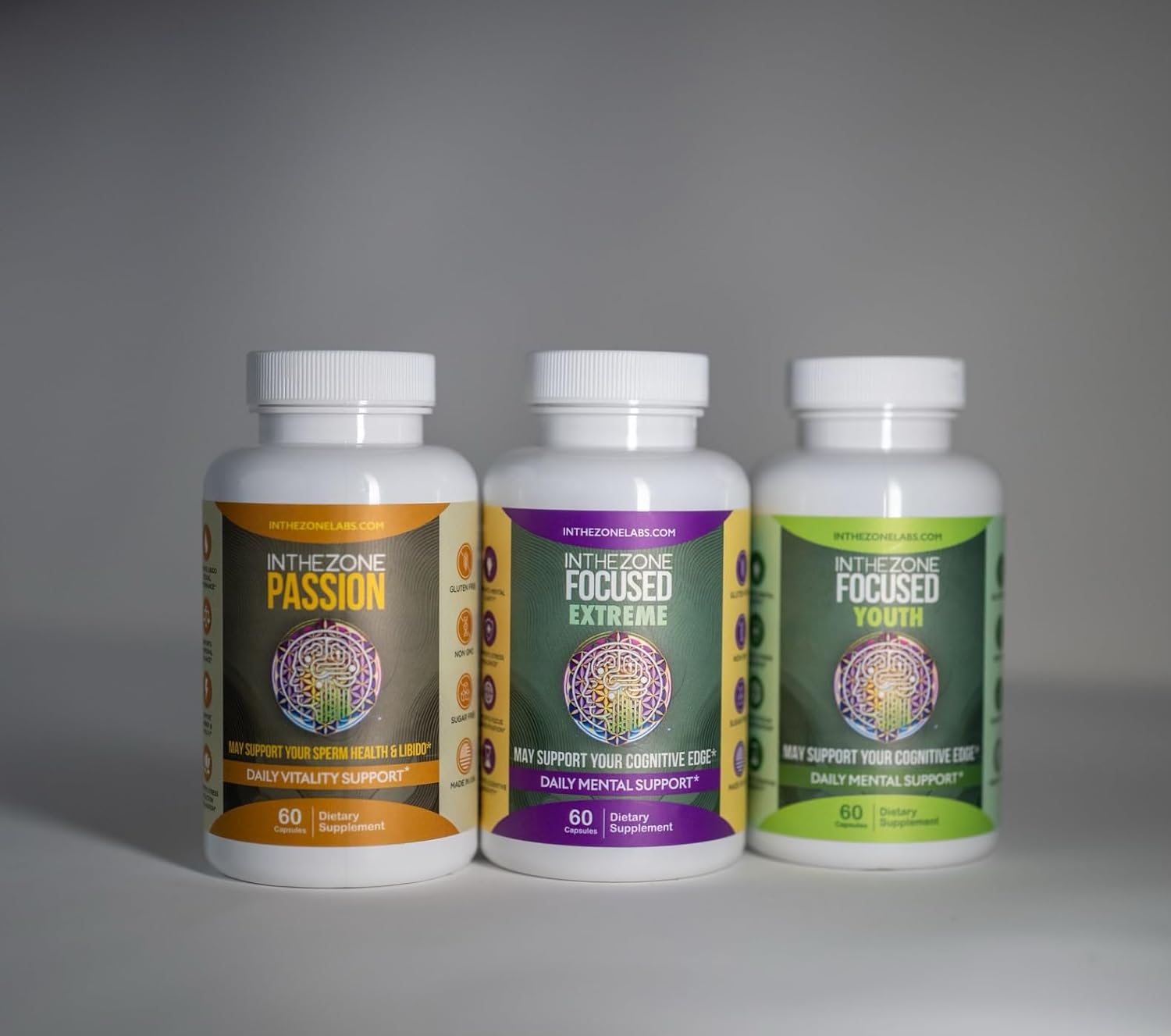 Premium Youth Cognitive Development Formula for Focus, Memory, & Clarity - 60 Capsules