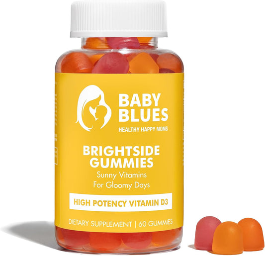 Prenatal and Postnatal Moms Essential Vitamin D3 Gummies - Baby Blues Brightside