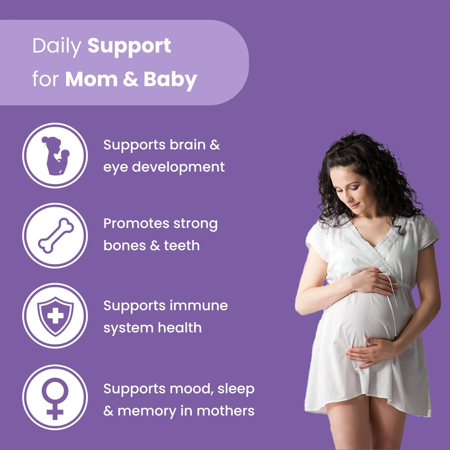 Prenatal DHA & Choline Capsules Bundle for Expecting Mothers