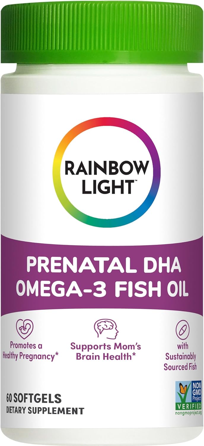 Prenatal DHA Smart Essentials with Omega-3 Fatty Acids - 60 Softgels by Rainbow Light