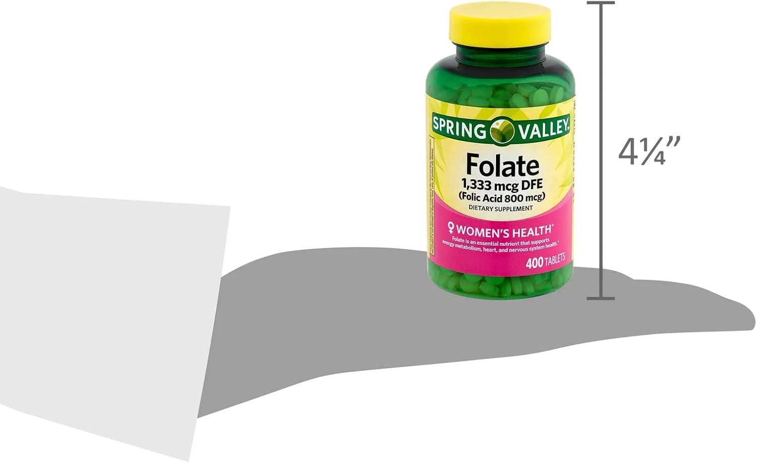 Prenatal Folate Supplement 800mcg for Women Pregnancy | Folic Acid 400 Count Bundle with Lual's 45 Diabetes Decoded