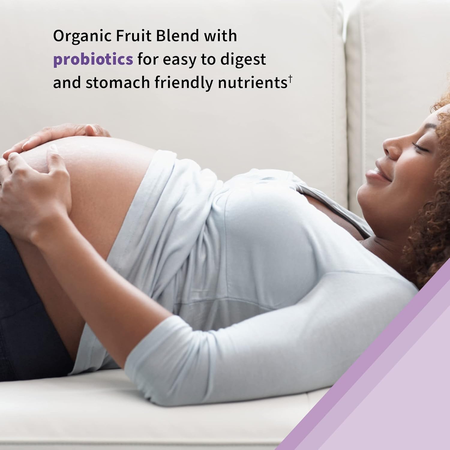 Prenatal Gummy Vitamins with Iron, Folate, Biotin, D3, B12 & Probiotics, Non-GMO, Gluten-Free - 90 Cherry Lemonade Gummies