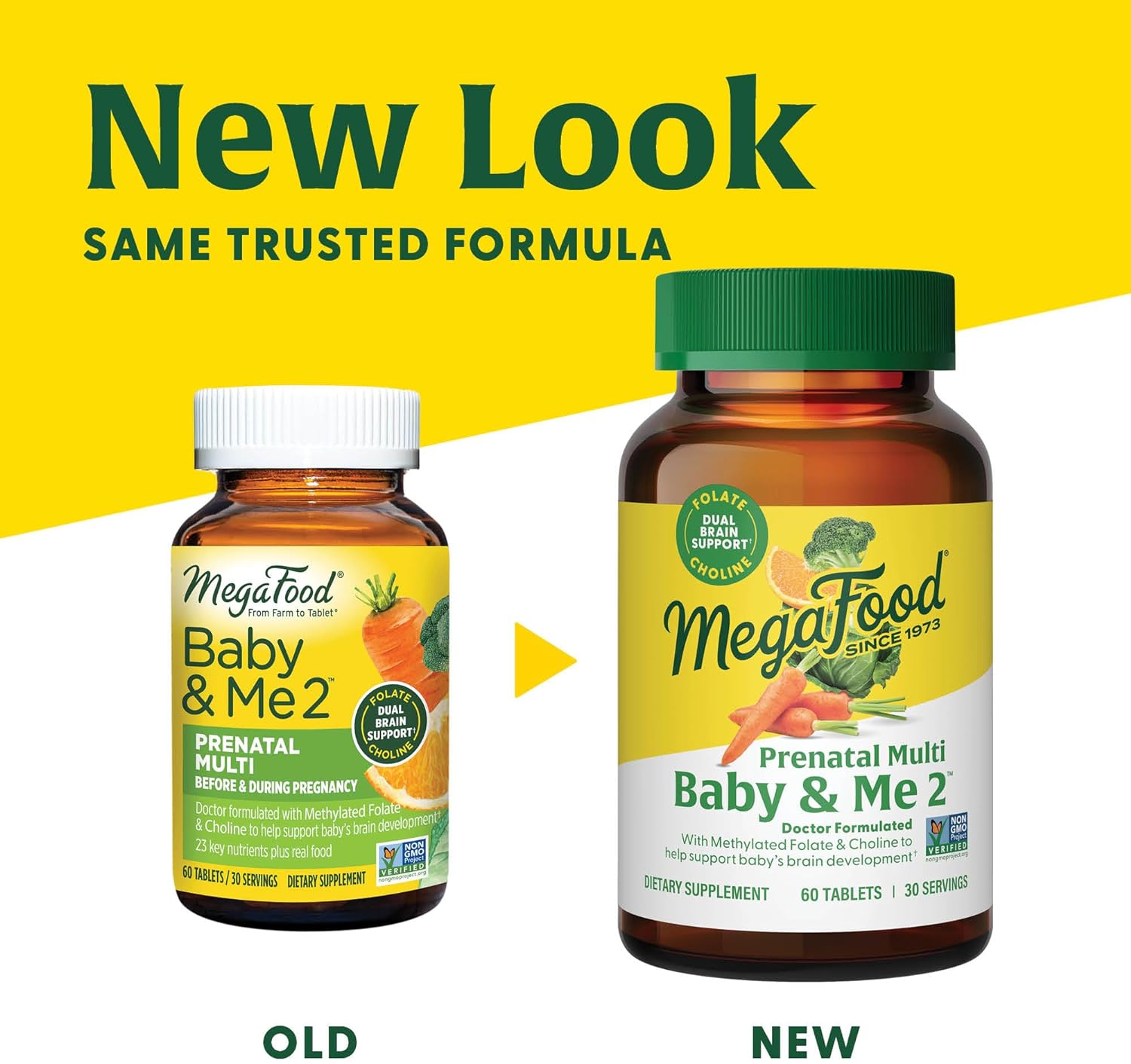Prenatal Vitamins for Women with Folate, Choline, Iron, and More - 60 Tabs
