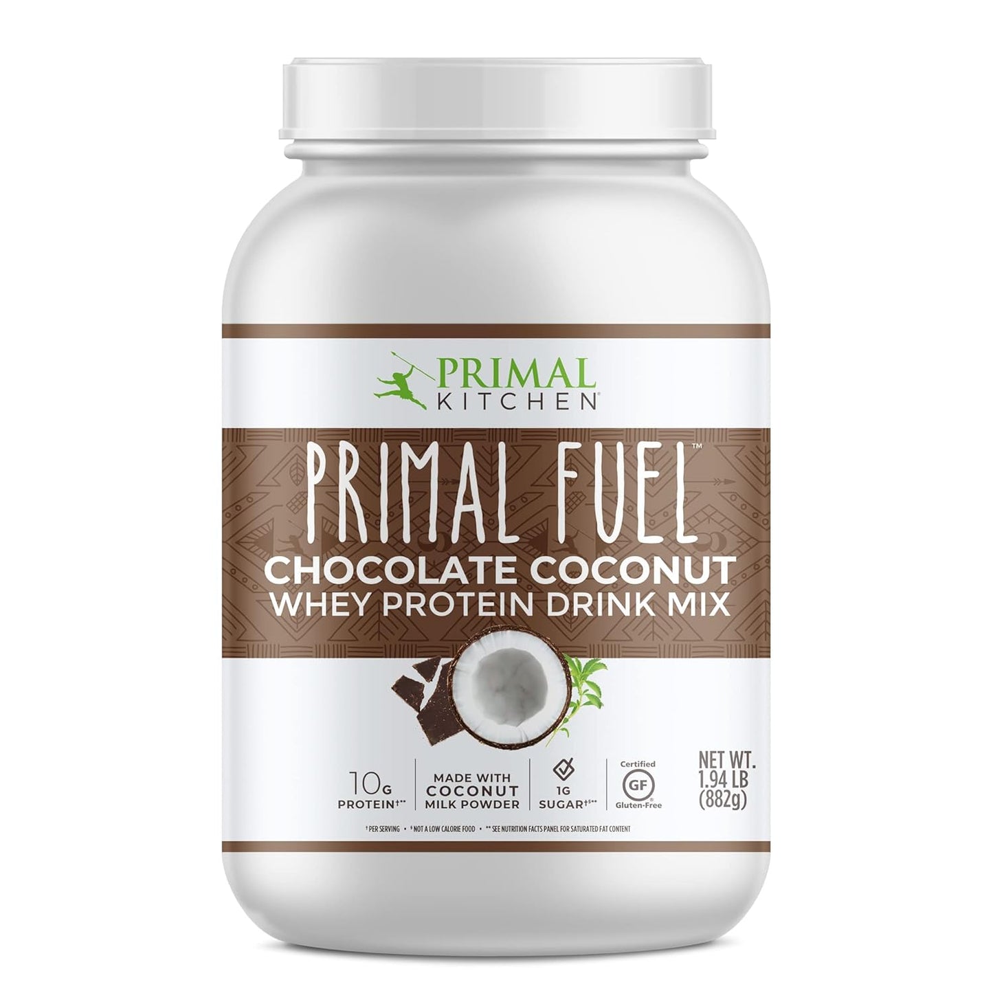 Primal Kitchen Chocolate Coconut Whey Protein Powder - Gluten & Soy Free - 1.94 lbs