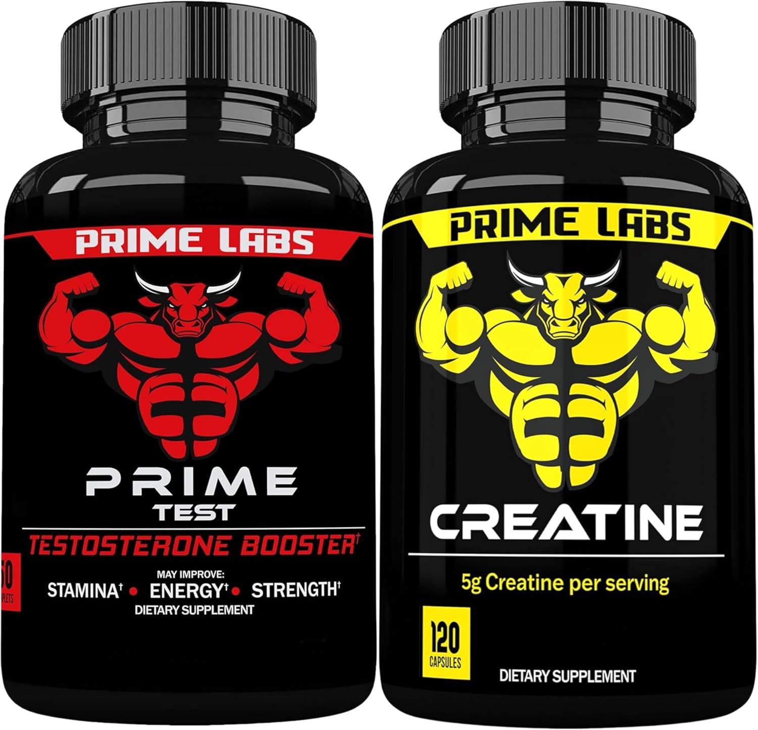 Prime Labs Prime Test and Creatine Capsules for Enhanced Performance and Stamina