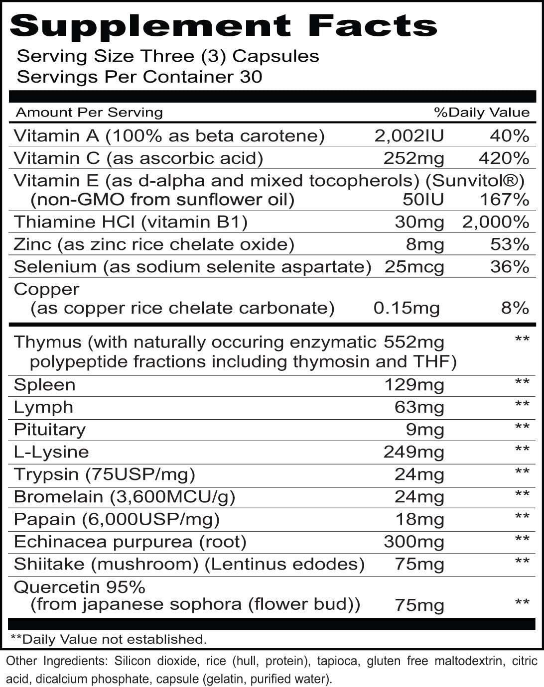 Priority One Vitamins Immuno Caps 90 Capsules - Supports Healthy Immune Response in Convenient Capsule Form