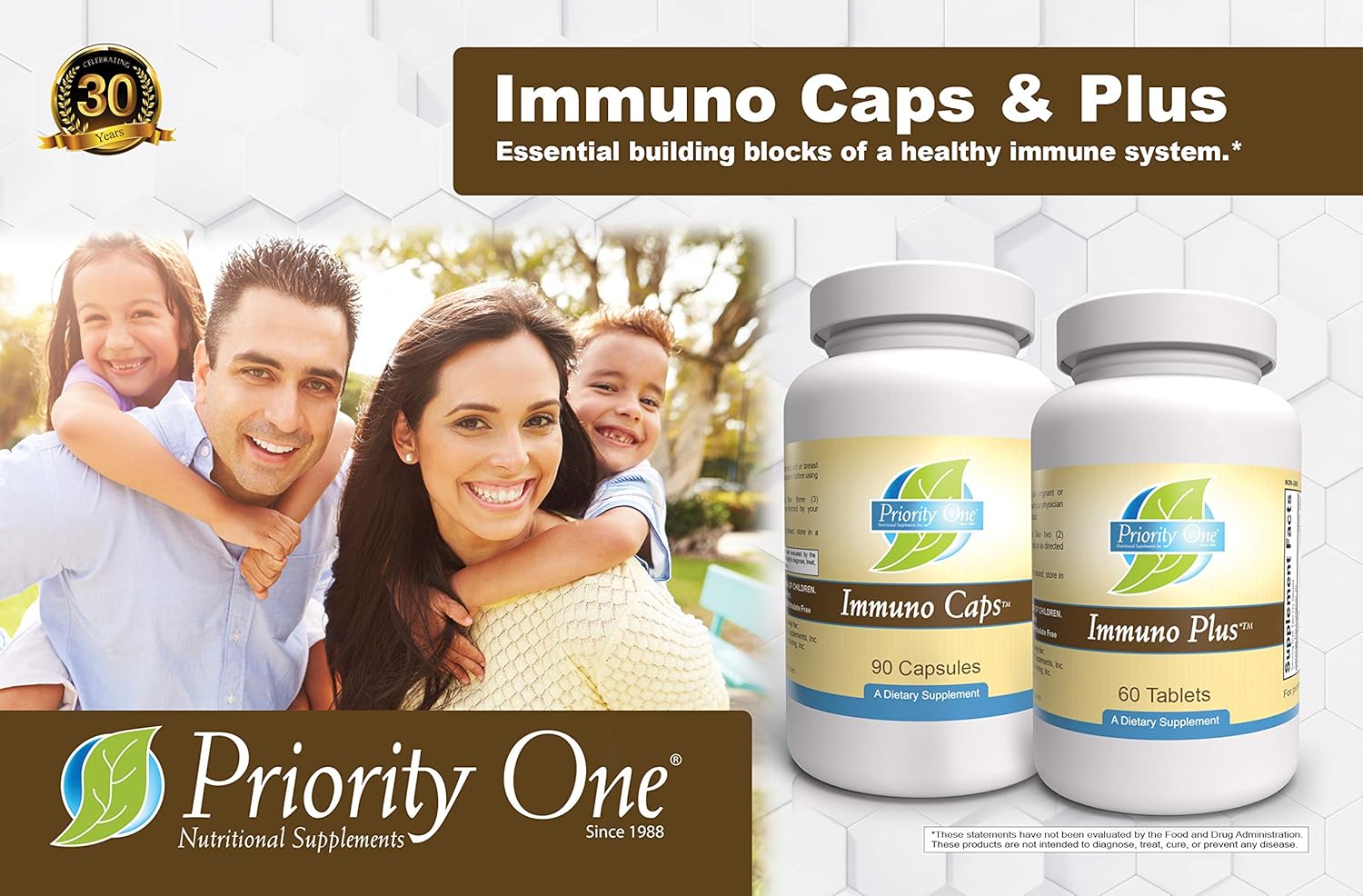 Priority One Vitamins Immuno Caps 90 Capsules - Supports Healthy Immune Response in Convenient Capsule Form