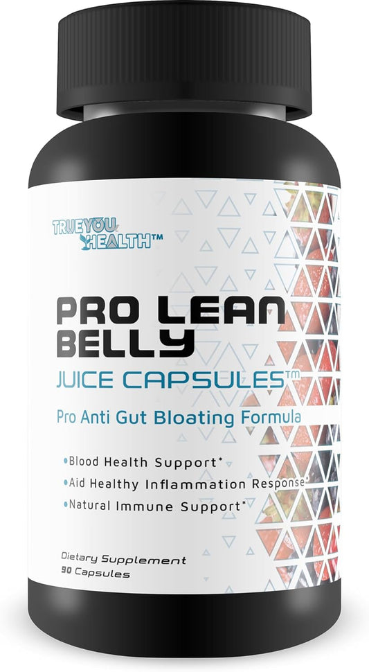 Pro Lean Belly Juice Capsules - Daily Cleanse Supplement for Digestive & Immune Health - Detox Cleanse with Psyllium & Aloe for Improved Wellness & Energy