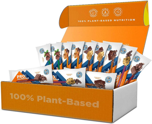 PROBAR Variety Pack - Protein Bars, Non-GMO, Gluten-Free, Plant-Based, Natural Energy - 12 Count, Assorted Flavors