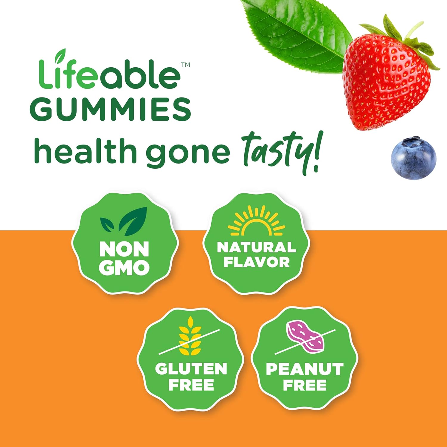 Probiotic Gummies Bundle with Calcium, Magnesium, Zinc & Vitamin D - 2 Billion CFU - Gluten Free Chewables