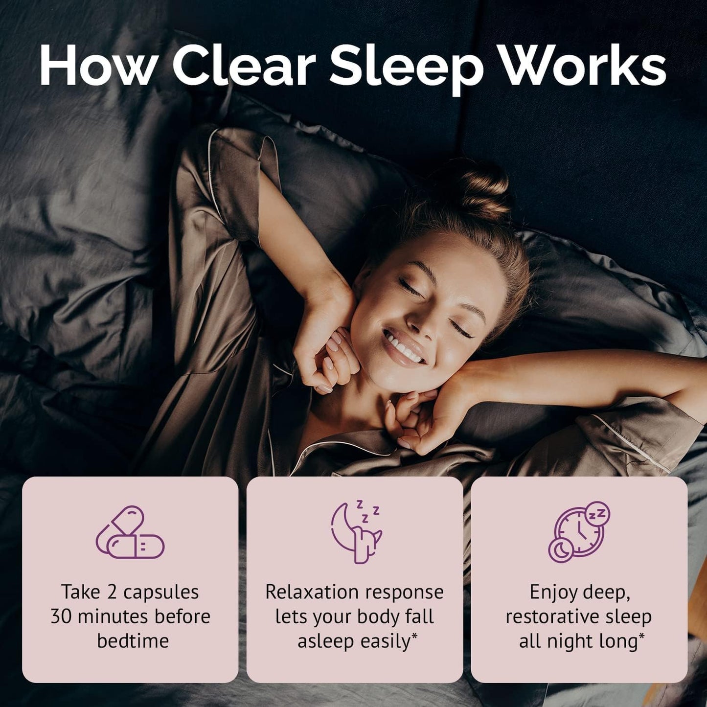 Probiotic Sleep Aid with Holy Basil & Magnesium - Pack of 3