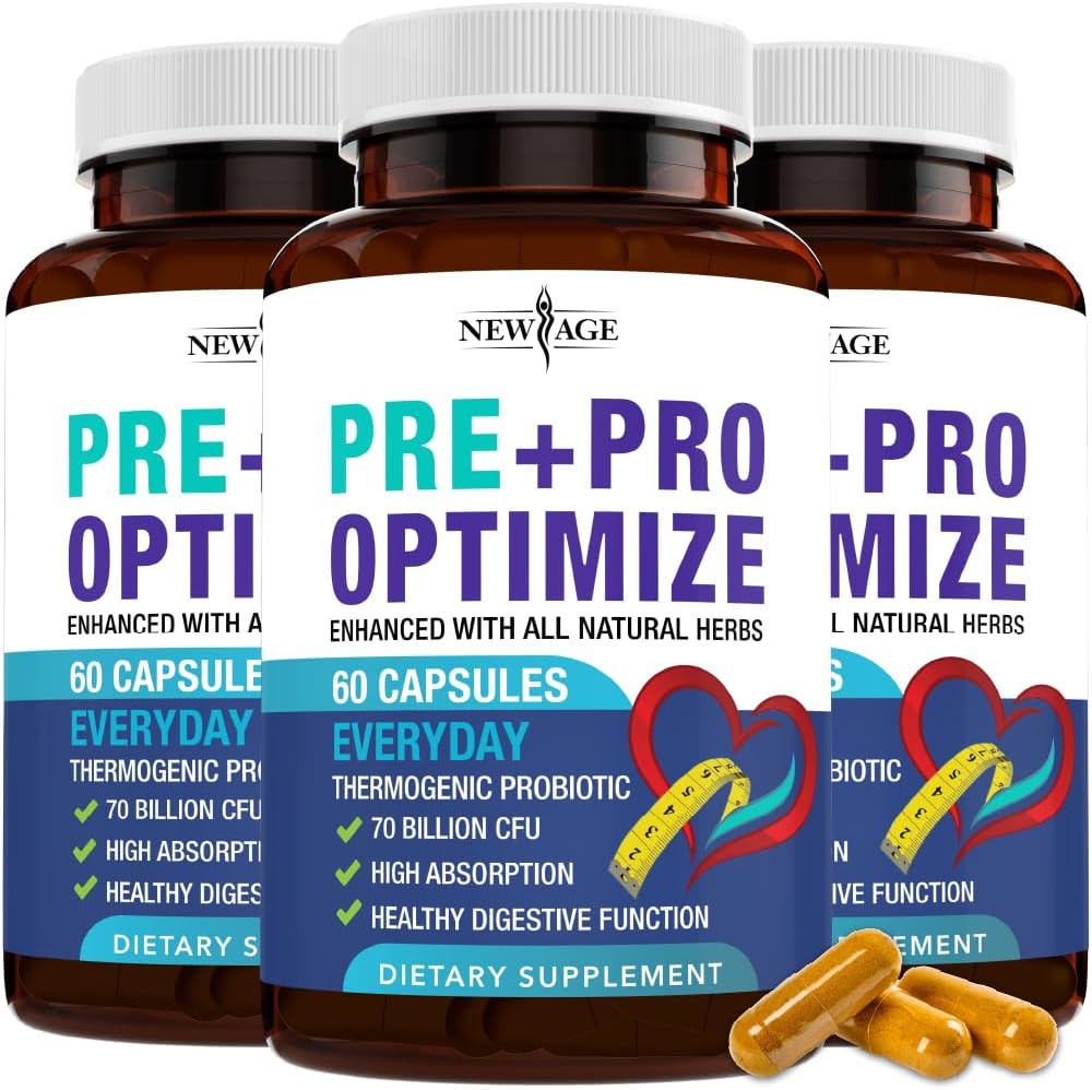 Probiotic Supplement for Menopause Relief & Digestive Health - 70 Billion CFU - Joint Support & Gut Health - 180 Capsules (Pack of 3)