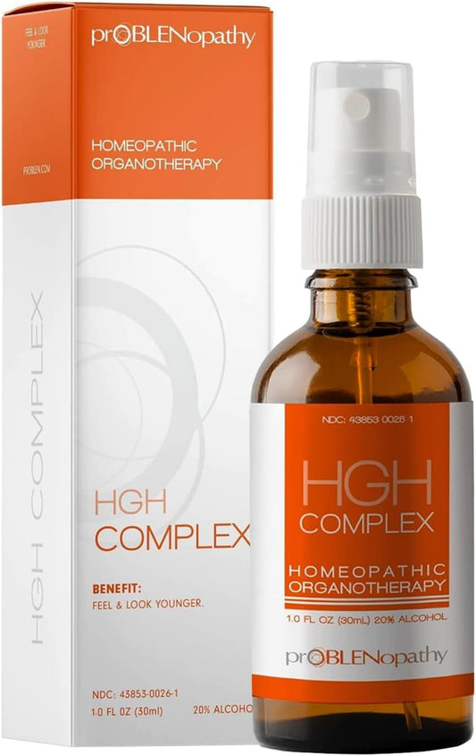 proBLENopathy HGH Liquid Oral Spray - Natural Human Growth Hormone Supplement for Muscle Growth & Recovery - 30 Day Supply - Men & Women - 1 fl oz