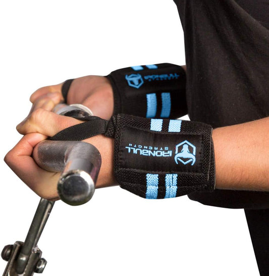 Professional Grade Women's 12" Wrist Wraps with Thumb Loops - Brace for Cross Training, Weightlifting, Powerlifting