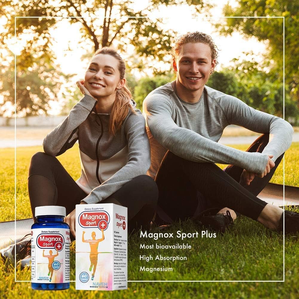 professnore High Absorption Magnesium Supplement with Zinc, Vitamins B6, D, E Complex - 120 Capsules for Leg Cramps, Sore Muscles, Relaxation & Energy
