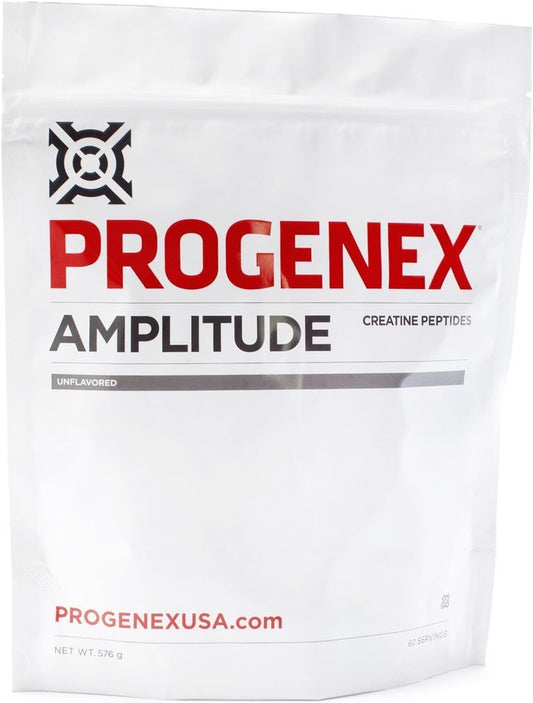 Progenex® Amplitude Creatine Peptides for Lean Muscle Mass and Energy | Tasteless Mix | 60 Servings