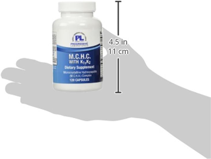 Progressive Laboratories MCHC Supplement with Vitamin K1 and K2 - 120 Count