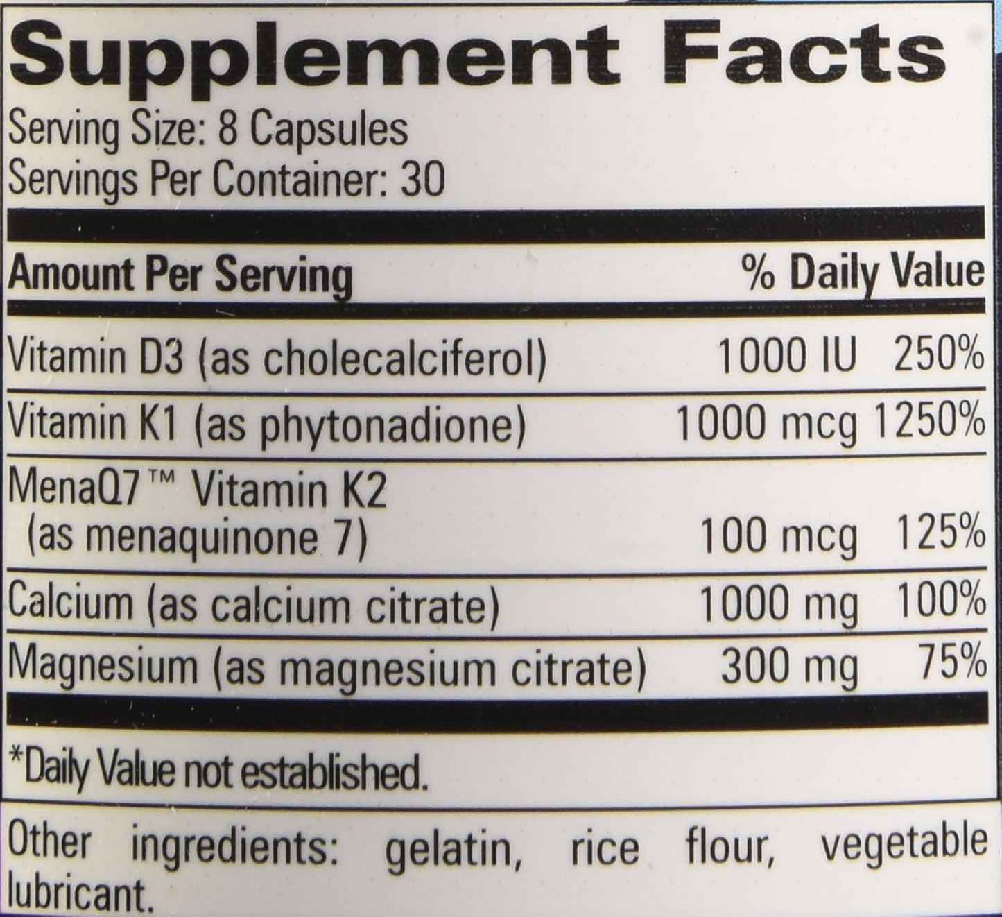 Progressive Labs Osteo-Mins PM Supplement with Vitamin D, K1, and K2 - 240 Count