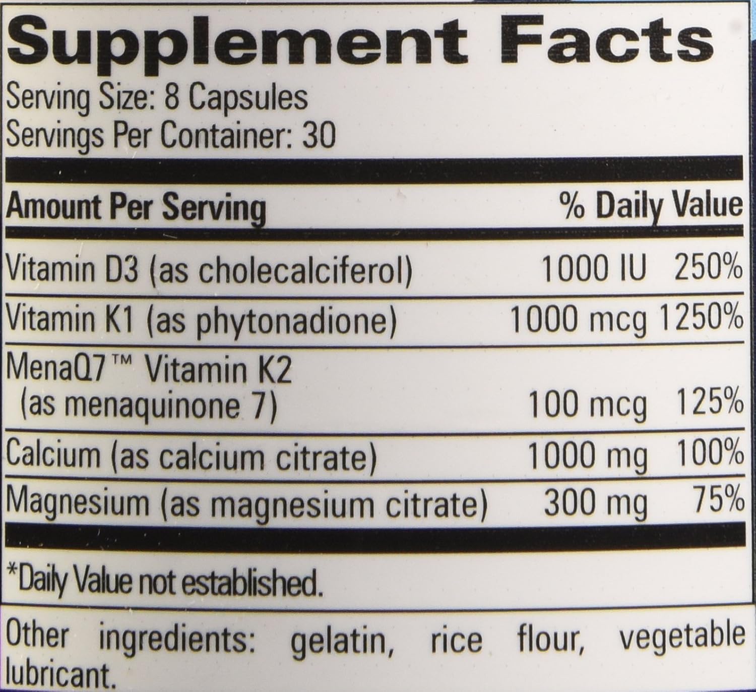 Progressive Labs Osteo-Mins PM Supplement with Vitamin D, K1, and K2 - 240 Count