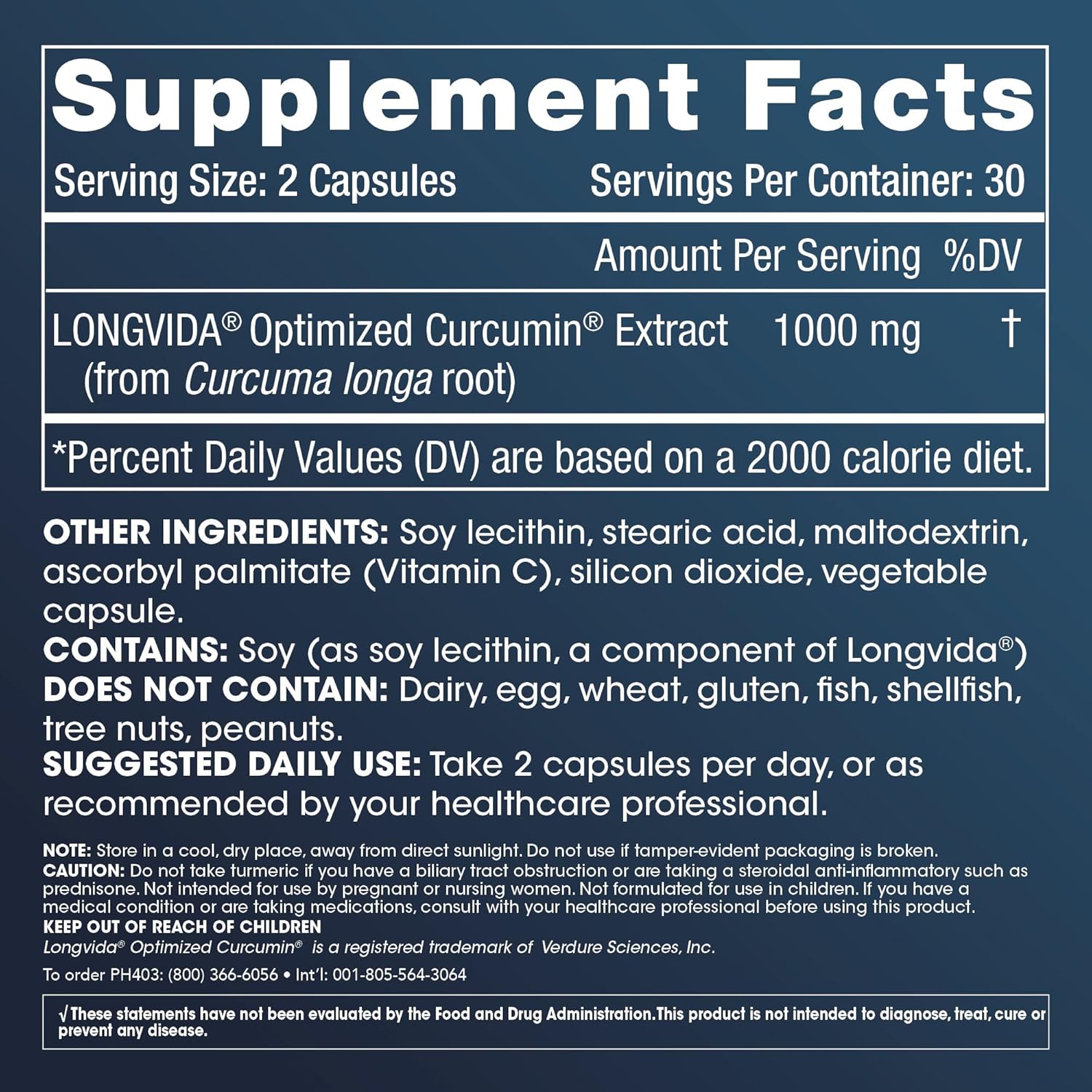 ProHealth Longvida Curcumin Supplement - 1000mg Concentrated Extract (3 Pack)