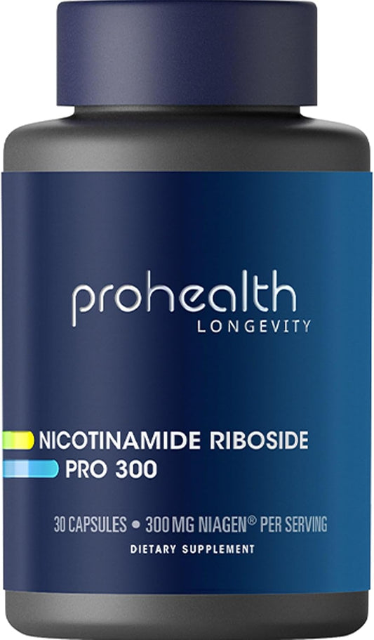 ProHealth Nicotinamide Riboside Pro 300: 300mg Niagen NR & 150mg TMG - NAD Supplement Supported by 300 Studies - 30 Servings