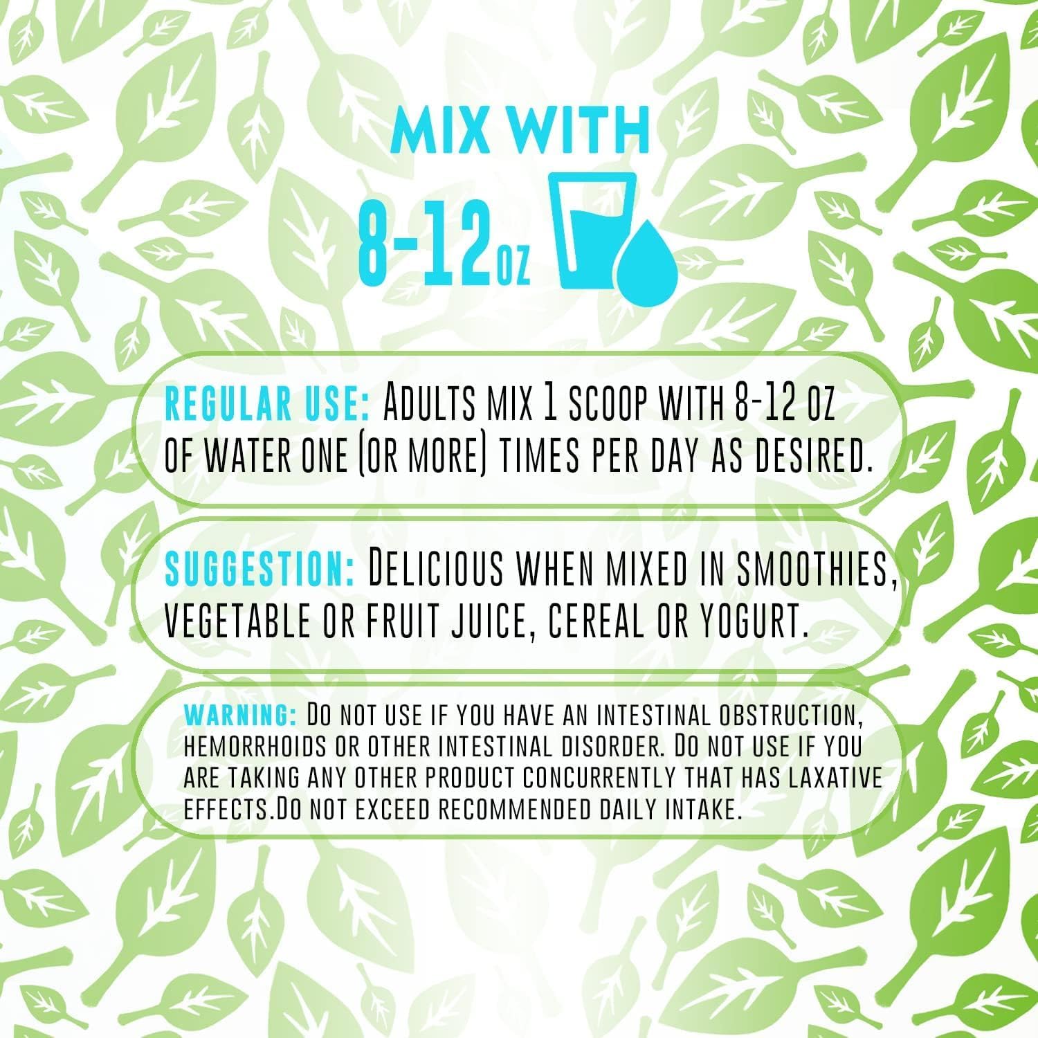 Project AD Fiber+ Vegan Supplement Powder - Mango Flavor, 16.4 oz - Boost Gut Health & Promote Digestive Regularity