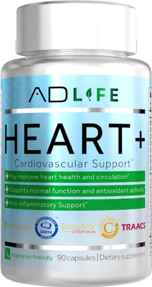 Project AD Heart+ Supplement (30 Capsules) - Promotes Heart Health and Wellness