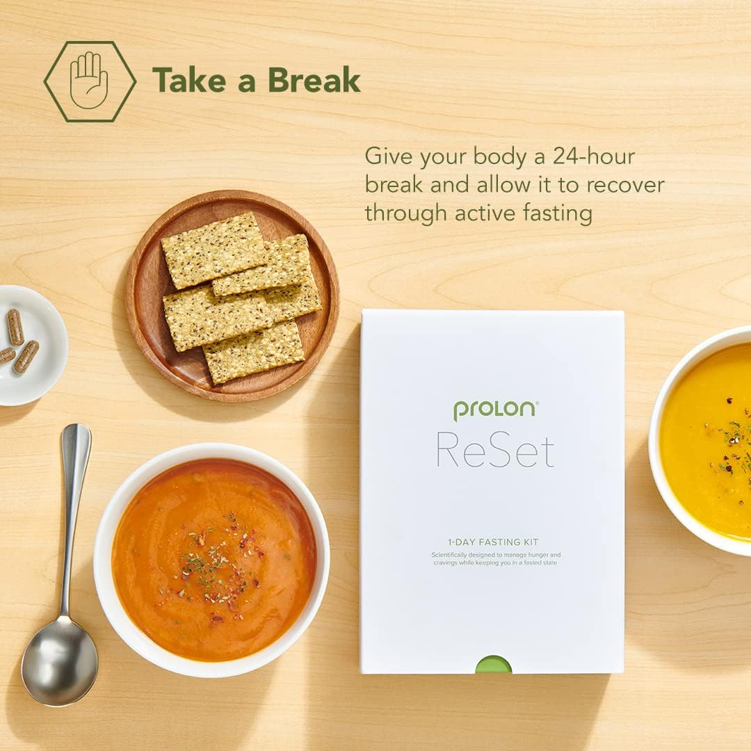 ProLon 3 Day Fasting Kit for Women & Men | Plant Based Meals to Support Diet | Developed to Avoid Breaking Fast | Low Calorie Pre Made Snacks | 3 Day Reset Program