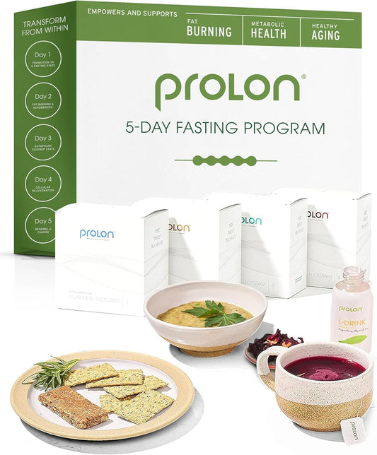 ProLon 5 Day Fasting Kit for Women & Men | Plant Based Low Calorie Meals | Supports Fasting Without Breaking Fast | Version 1 Kit