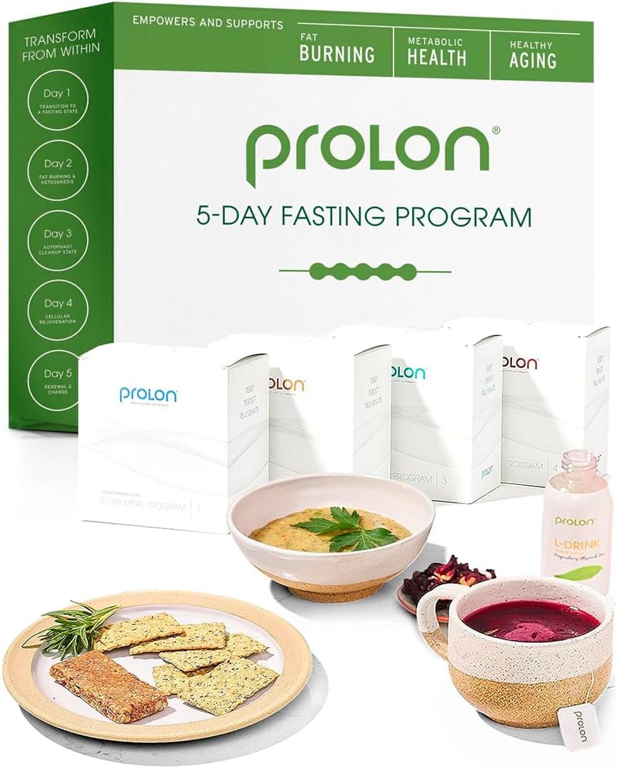 ProLon 5 Day Fasting Kit for Women & Men | Plant Based Low Calorie Meals | Supports Fasting Without Breaking Fast | Version 1 Kit