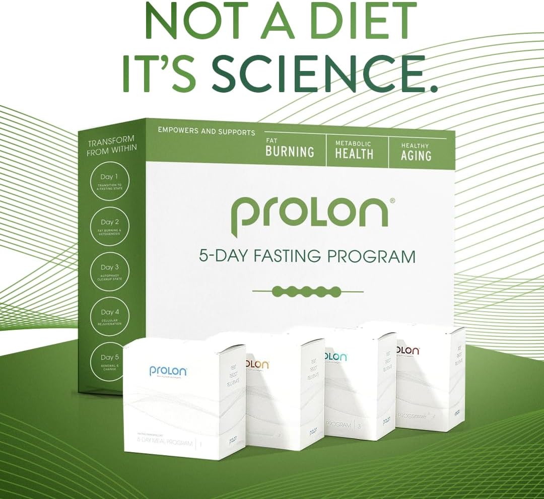 ProLon 5 Day Fasting Kit for Women & Men | Plant Based Low Calorie Meals | Supports Fasting Without Breaking Fast | Version 1 Kit