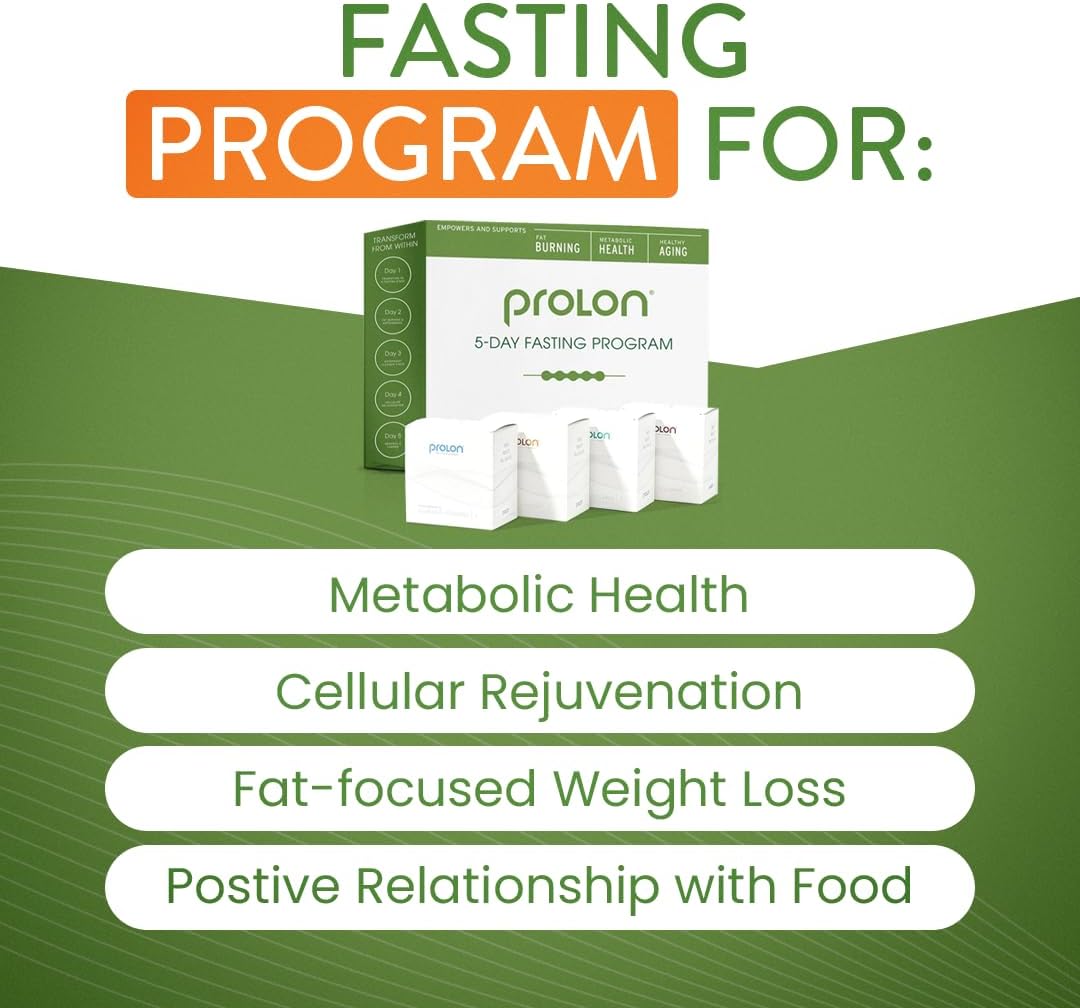 ProLon 5 Day Fasting Kit for Women & Men | Plant Based Low Calorie Meals | Supports Fasting Without Breaking Fast | Version 1 Kit