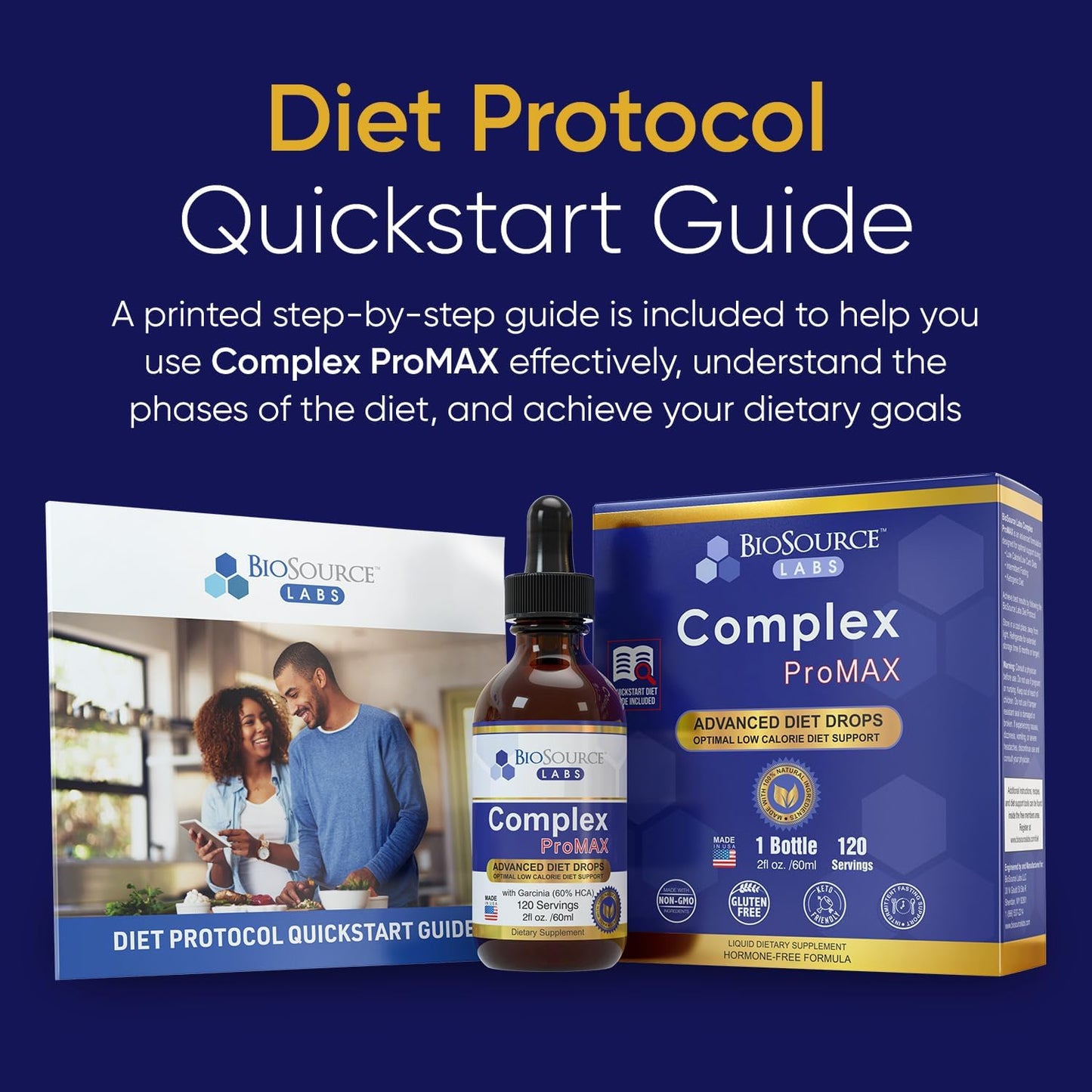 ProMAX Premium Diet Drops by BioSource Labs - 2 oz Bottle