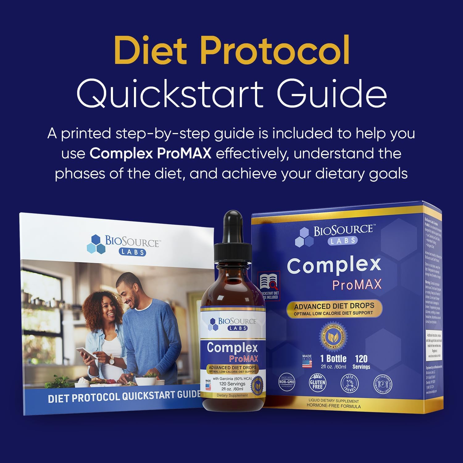 ProMAX Premium Diet Drops by BioSource Labs - 2 oz Bottle