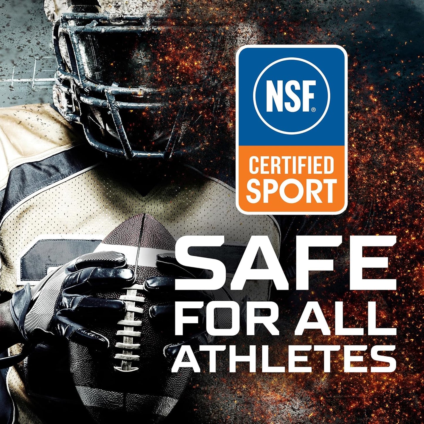 Promino Rethink Protein Orange Flavor, 30 Servings, NSF Certified Whey Protein with Mega-Dose Leucine for Muscle Recovery and Growth