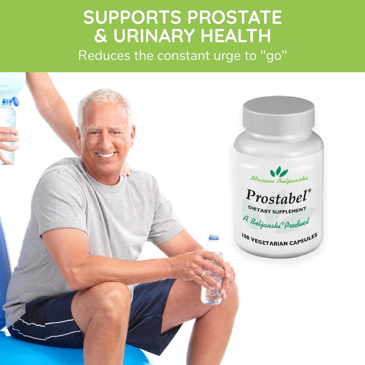 Prostabel® Capsules for Prostate and Urinary Health - 100 Count - Beljanski® Products