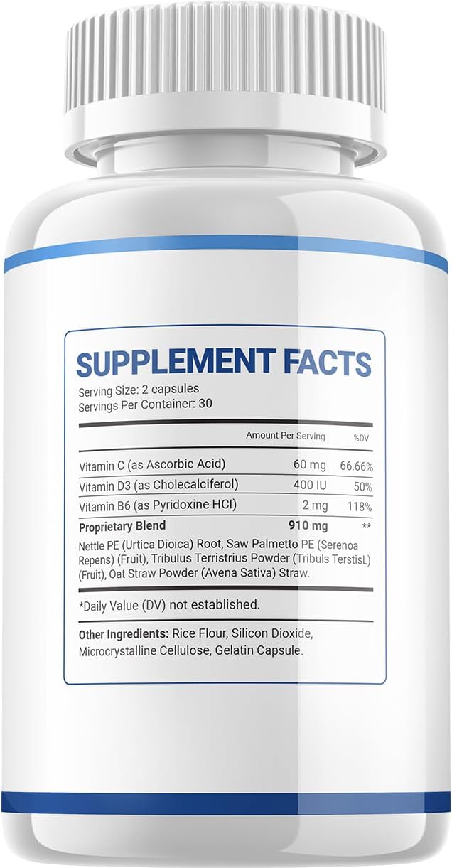 Prostalite Prostate Supplement for Men - Advanced Energy Pills with Bladder Control Support - Men's Health Supplement (5 Pack, 300 Capsules)