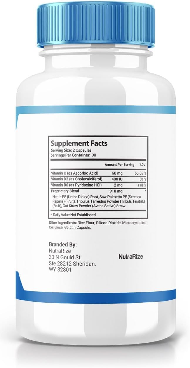 Prostalite Prostate Support Supplement - 5 Pack (300 Capsules) for Maximum Strength and Control