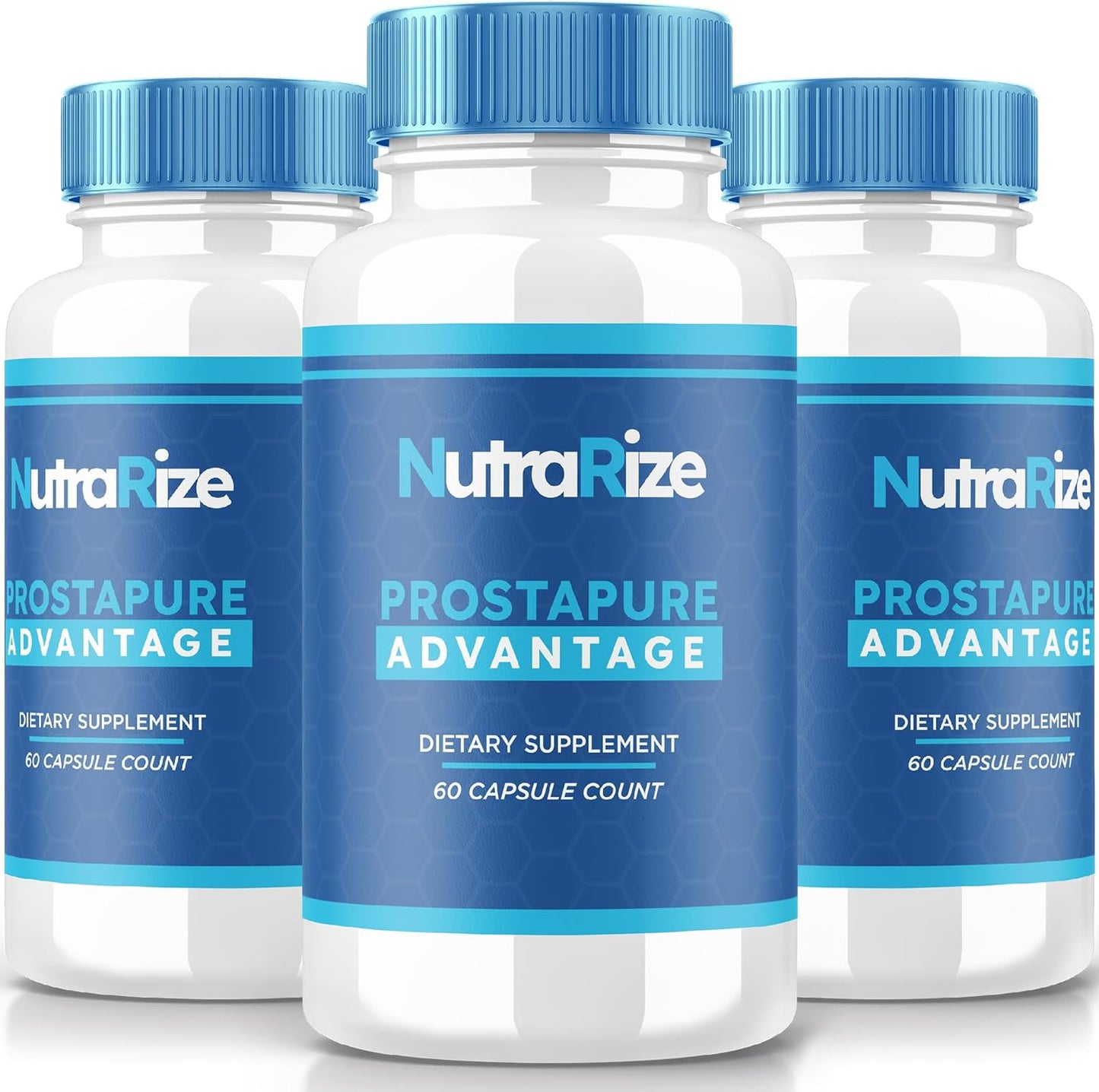 Prostapure Capsules (180 Count) - All-Natural Prostate Supplement for Overall Health - Maximum Strength Formula - NutraRize (3 Pack)