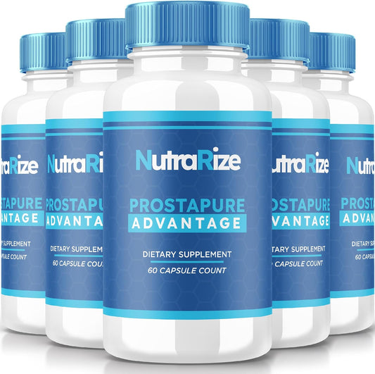 Prostapure Capsules (5 Pack) - All-Natural Prostate Supplement for Overall Health, Maximum Strength Formula (300 Capsules)