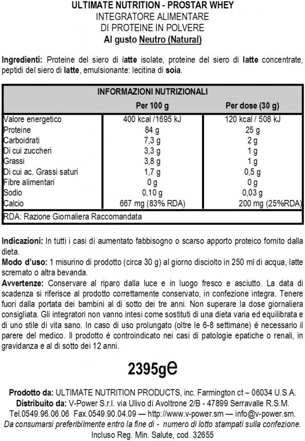 Prostar Whey Protein Isolate Powder - High Protein Shake for Muscle Gain & Recovery - Keto-Friendly, Low Carb, Low Sodium - 5.28 lbs Tub