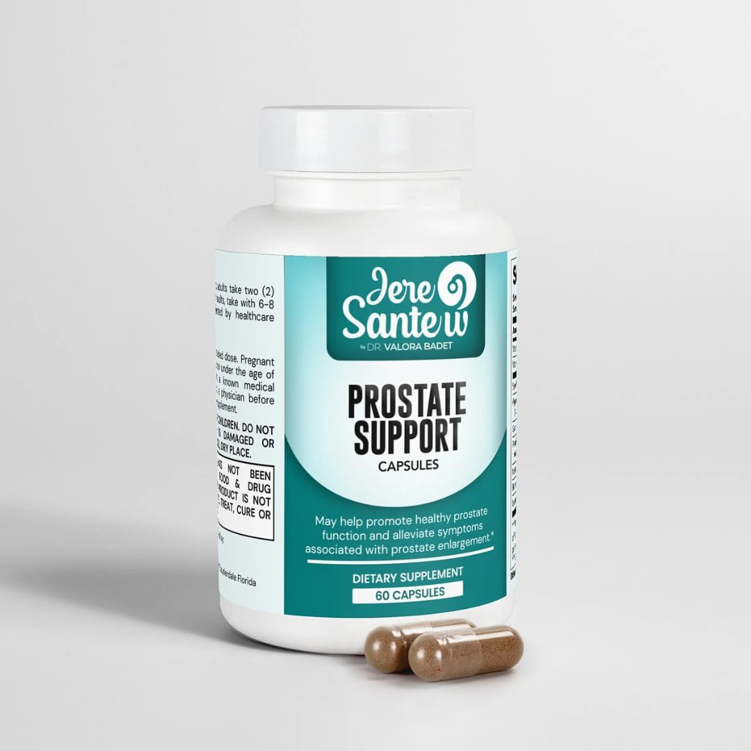 Prostate Health Supplement with Saw Palmetto, Pygeum & Lycopene - Supports Urinary Function - 60 Capsules - Men's Wellness Blend - USA Made