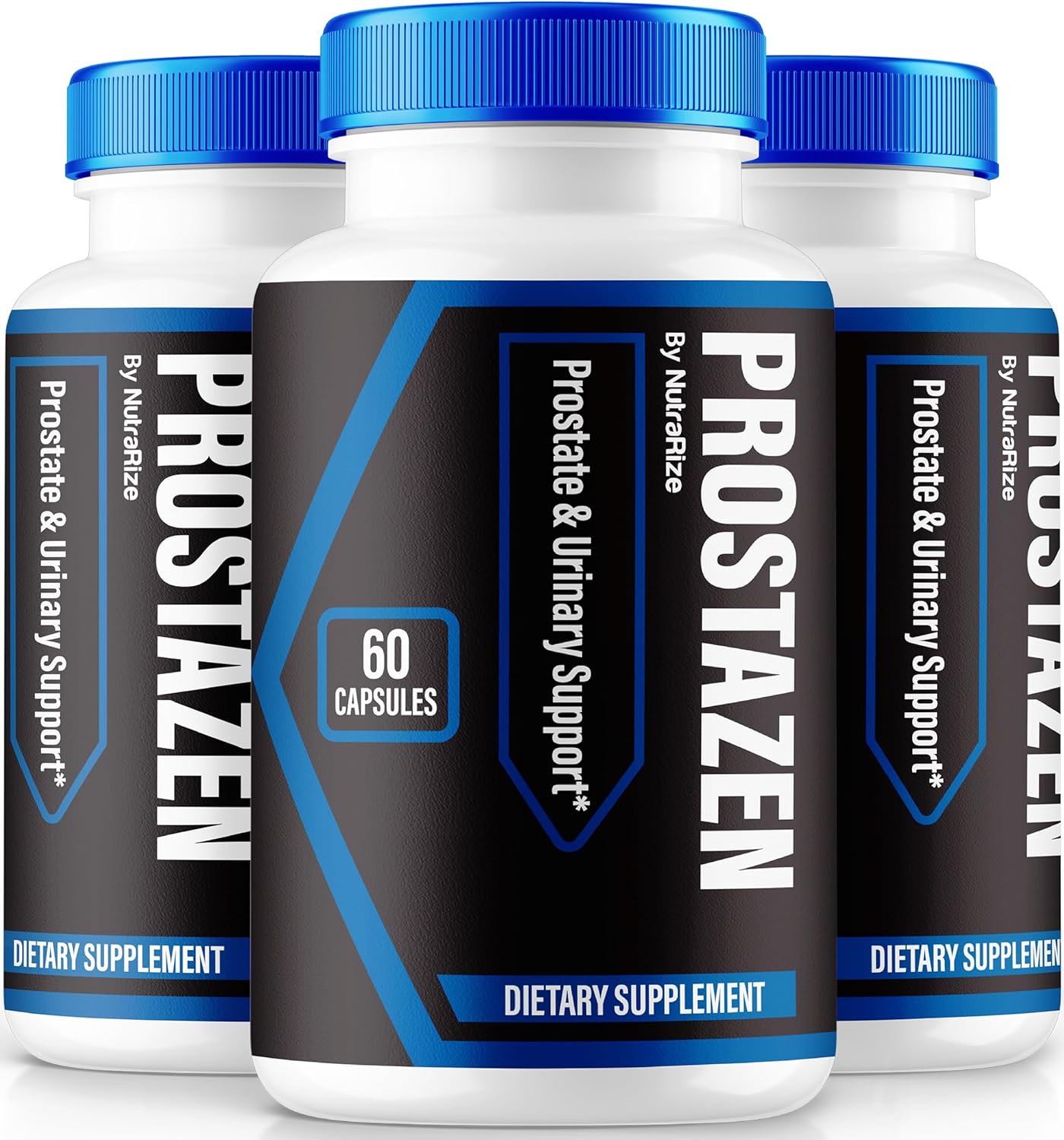 Prostazen Plus Premium Formula for Healthy Prostate - 3 Pack (180 Capsules) by NutraRize