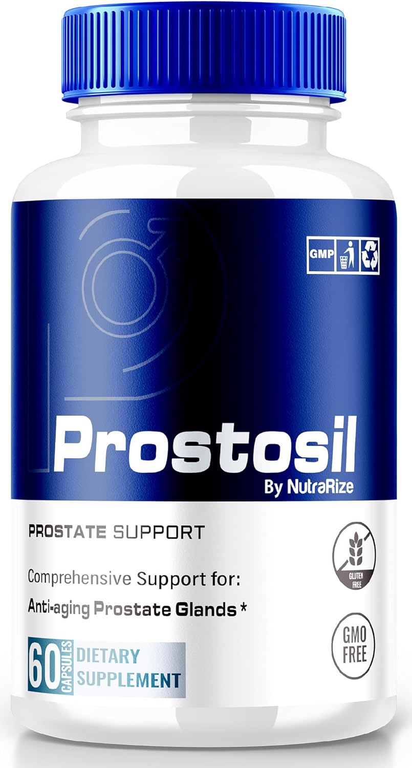 Prostosil Capsules - Natural Prostate Health Support, Maximum Strength Herbal Supplement for Overall Health - Official Review (60 Capsules)