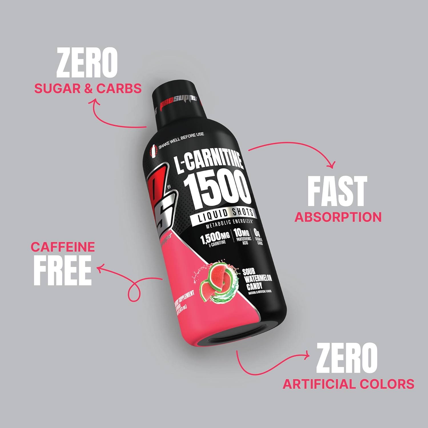 PROSUPPS Dr. Jekyll Blueberry Lemonade & L-Carnitine 1500 Sour Watermelon Candy Combo