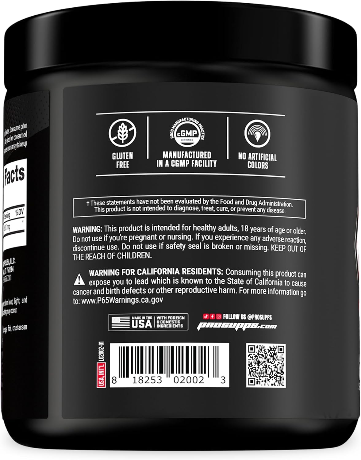 PROSUPPS Hyde Signature Sustained Pre-Workout with Fruit Punch Flavor and Creatine 300 Combo Pack