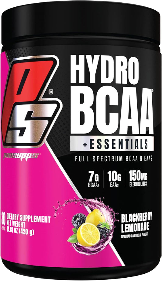 ProSupps HydroBCAA Full Spectrum Matrix - 7g BCAAs, 3g EAAs, Sugar-Free, 30 Servings - BlackBerry Lemonade Flavor