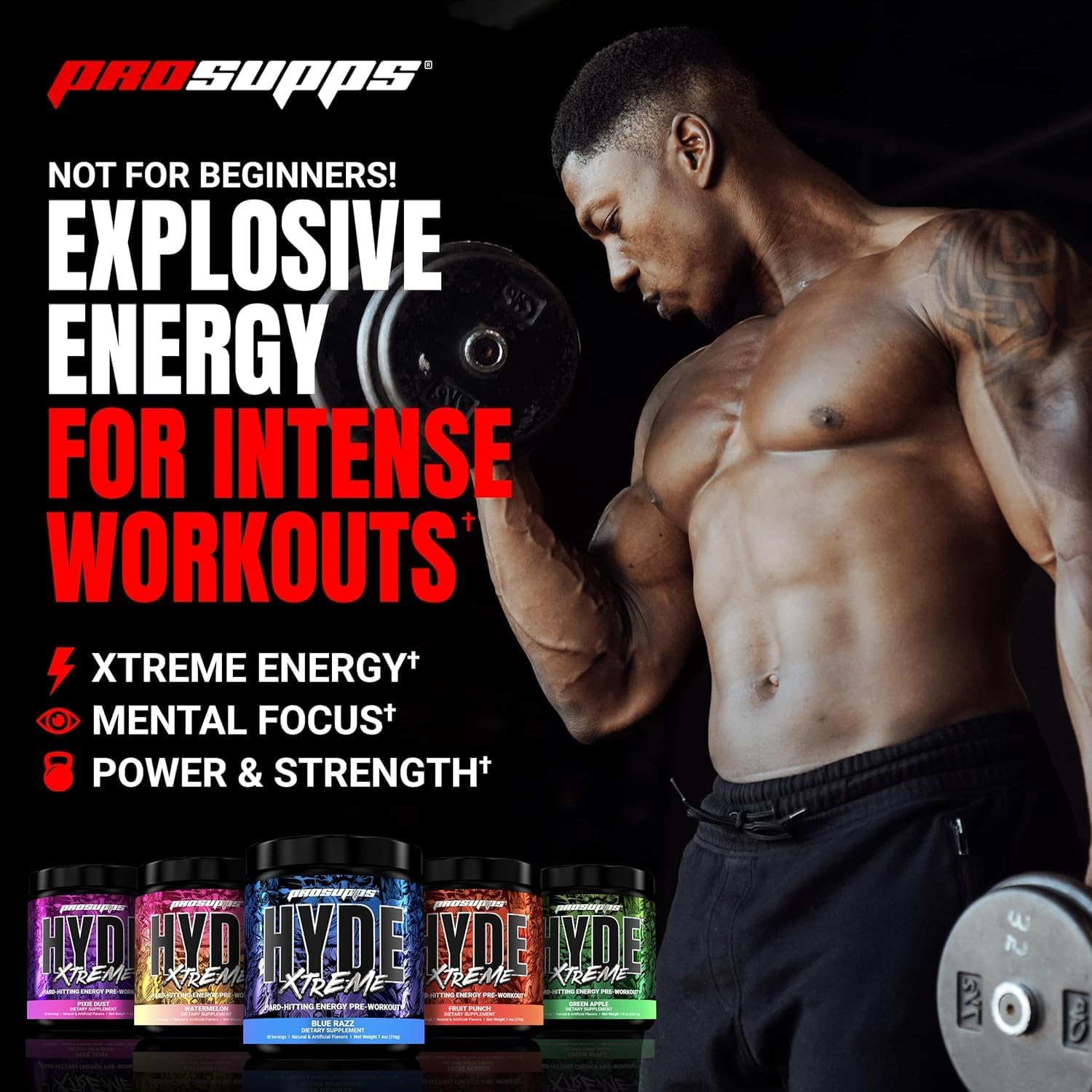 PROSUPPS Mr. Hyde Xtreme Fruit Punch with Creatine 300 Combo Pack