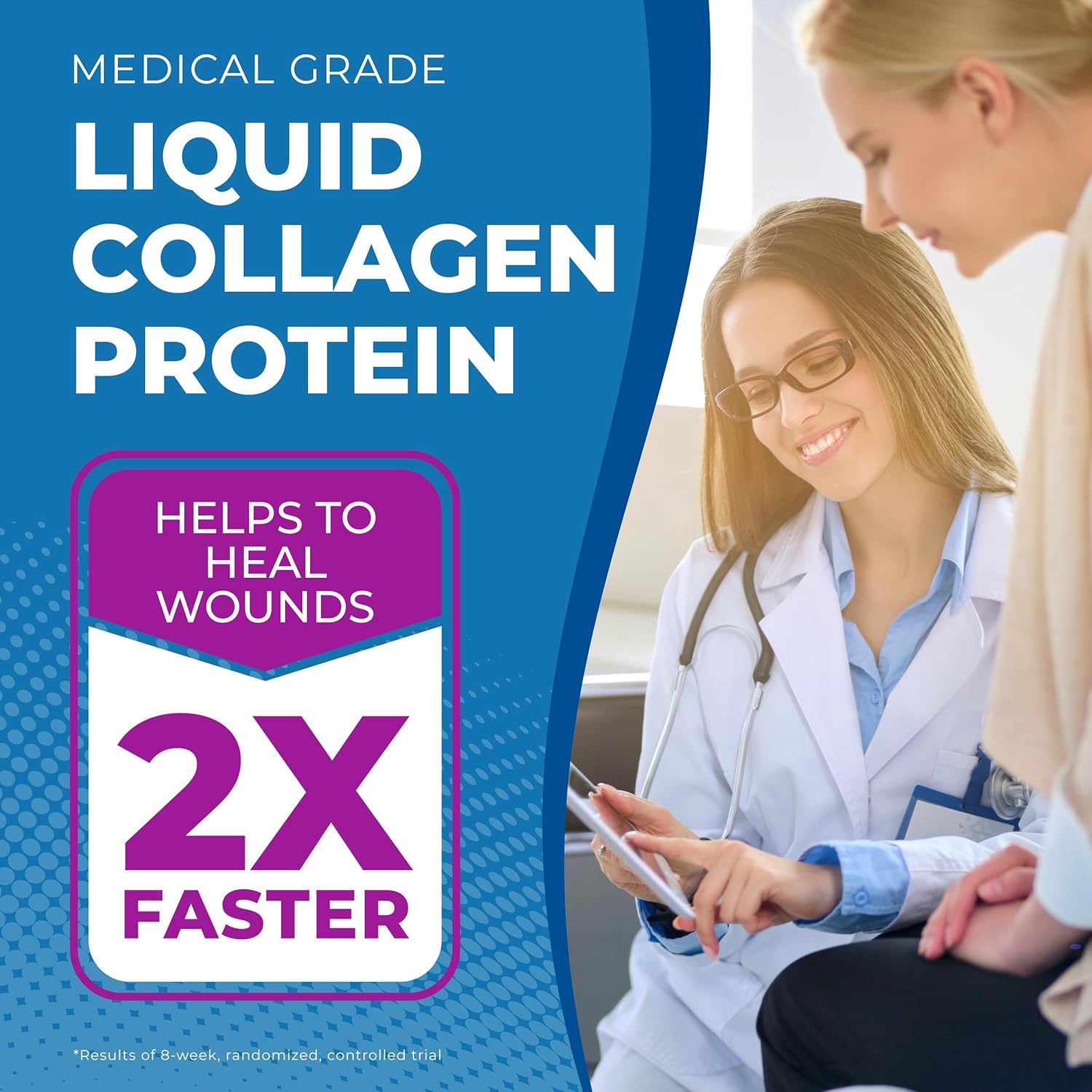 ProT Gold Liquid Collagen Protein Shot - Berry Flavor, 24 Pack of 1 fl oz Shots, Nano-Hydrolyzed Grass Fed Collagen with 17g Protein and 2g Arginine, Gluten Free, Sugar Free, Non GMO