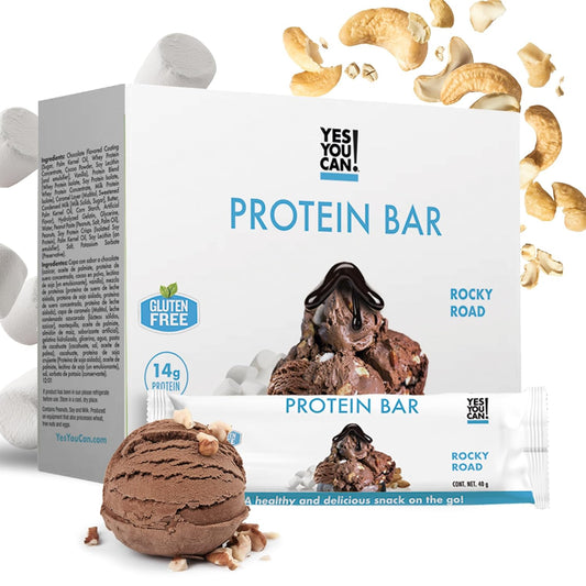 Protein-Rich Rocky Road Bites - Box of 7-1 Pack: Healthy High Protein Snack for the Whole Family, Savory Flavor, Crunchy On-the-Go Snack